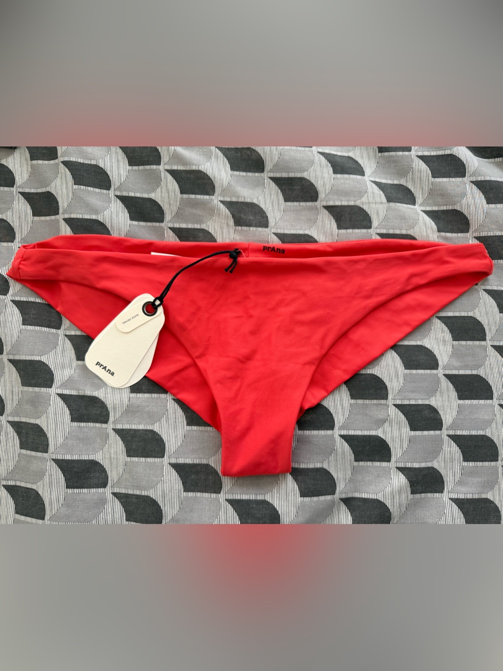 🆕 PrAna Lahari Tanga Bikini Bottom Women’s XL Rose Fire coral 🪸 NWT swimsuit